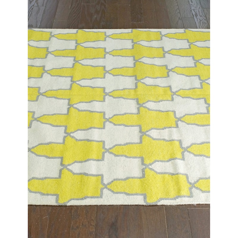 Nuloom Flatweave Modern Trellis Wool Area Rug