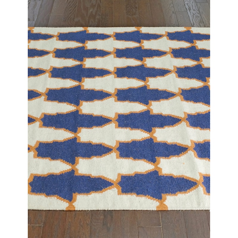 Nuloom Flatweave Modern Trellis Wool Area Rug
