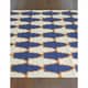 preview thumbnail 17 of 15, Nuloom Flatweave Modern Trellis Wool Area Rug