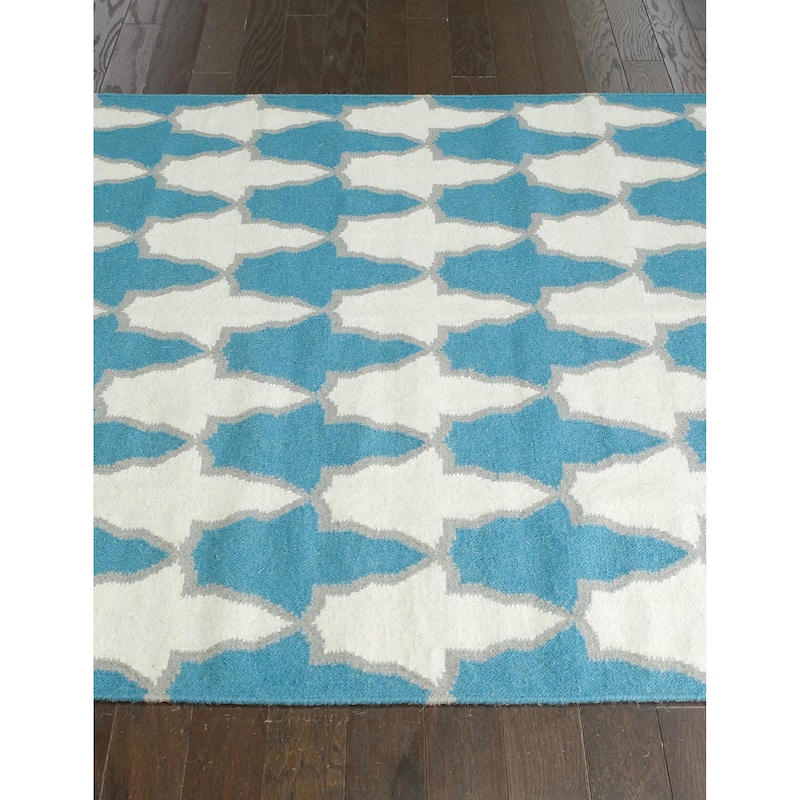Nuloom Flatweave Modern Trellis Wool Area Rug