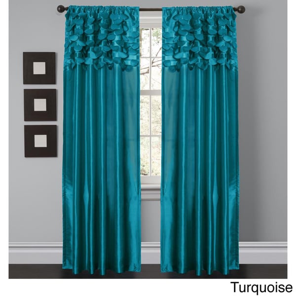 Lush Decor Circle Dream 84 inch Curtain Panels (Set of 2) - 54"w x 84"l
