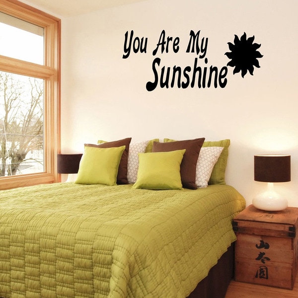 Shop 'You Are My Sunshine' Vinyl Wall Decal Free Shipping On Orders