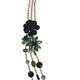 preview thumbnail 3 of 9, Handmade Delightful Green Bouquet of Stone Shell Multi Strand Beaded Necklace (Thailand)