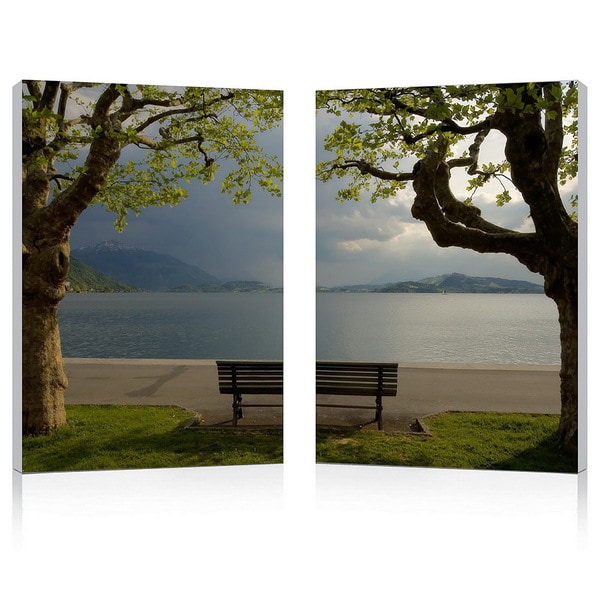 Shop Pristine View Mounted Photography Print Diptych - Free Shipping ...