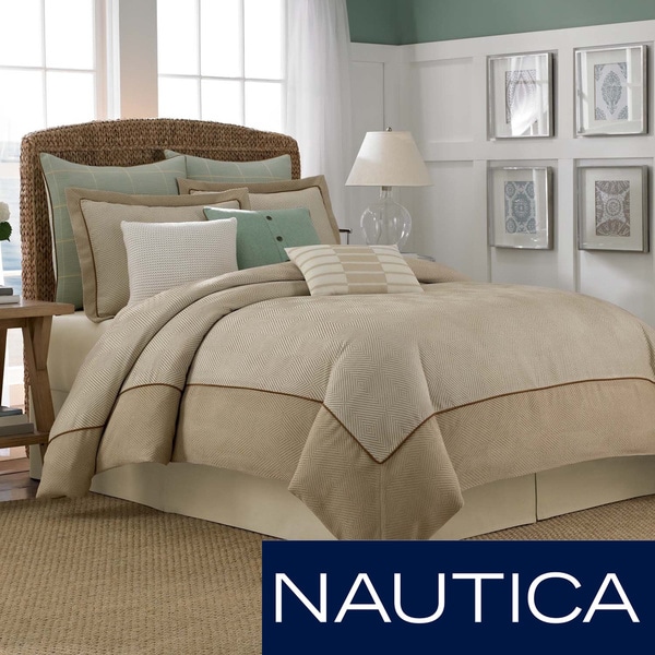 Nautica Eden Glen Oversized Comforter with Optional Sham Separates Nautica Comforter Sets