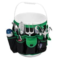 Green Hanging Pocket Organizer for Buckets