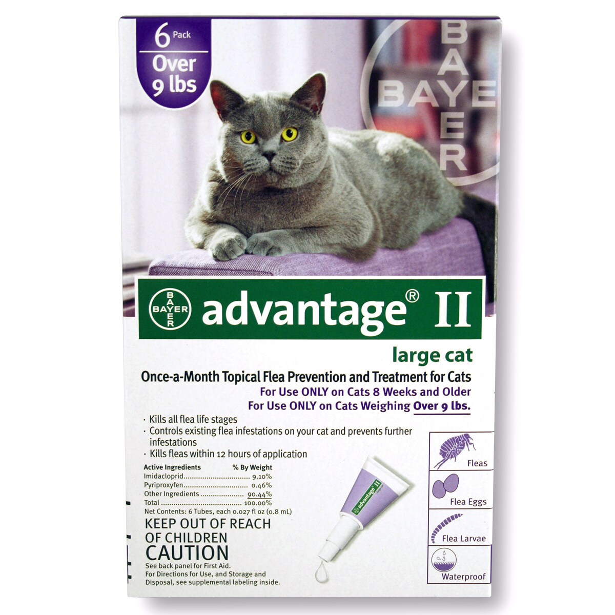 Advantage Ii For Cats 6 Pack