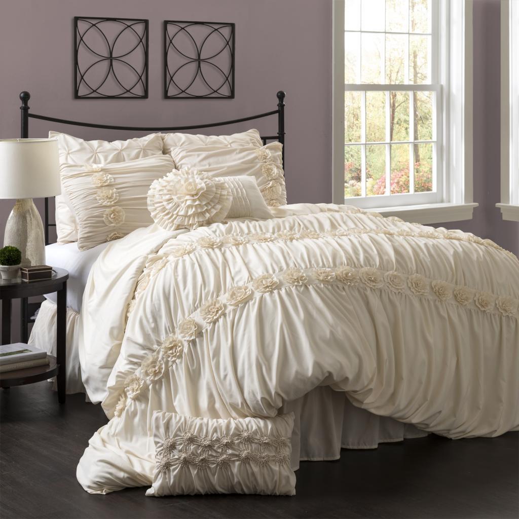 Lush Decor Darla 4 Piece Comforter Set Free Shipping On Lush Decor Darla 4 Piece Comforter Set