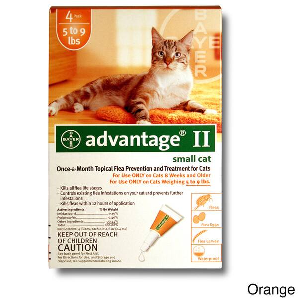 Shop Advantage Ii For Cats 4 Pack Overstock 8549494