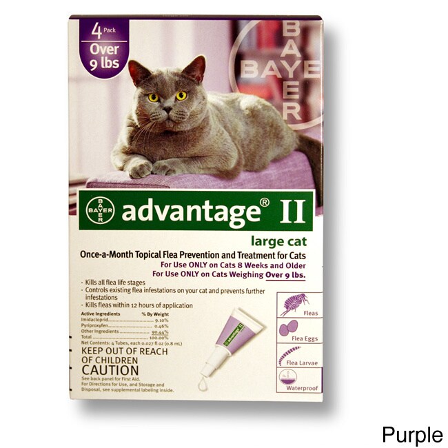 Shop Advantage Ii For Cats 4 Pack Overstock 8549494