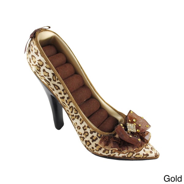 Shop Jacki Design Pinup Cheetah Shoe Ring Holder Free Shipping On