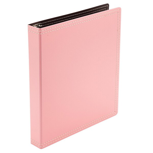 shop wilson jones 12 pack resource recycled 1 inch pink 3 ring
