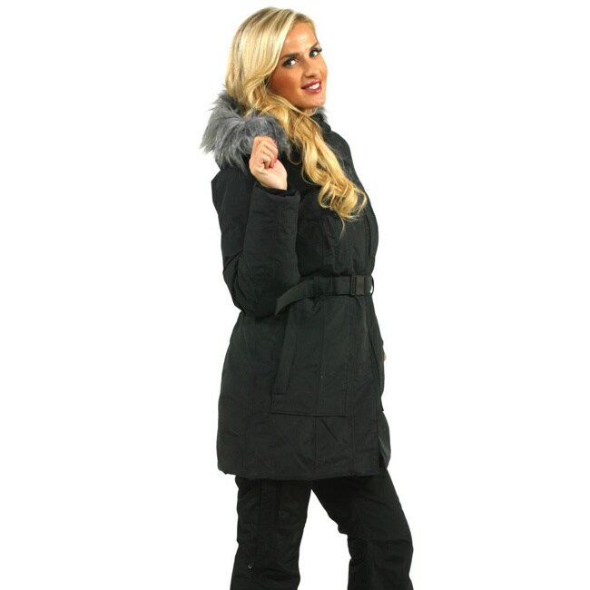 north face brooklyn parka black