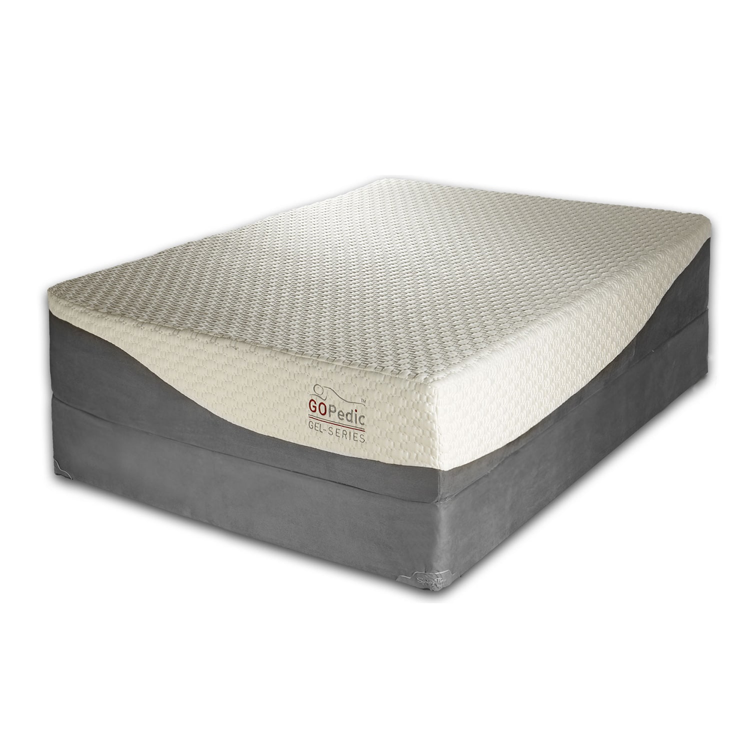 Go Pedic 12 inch Twin size Gel Memory Foam Mattress