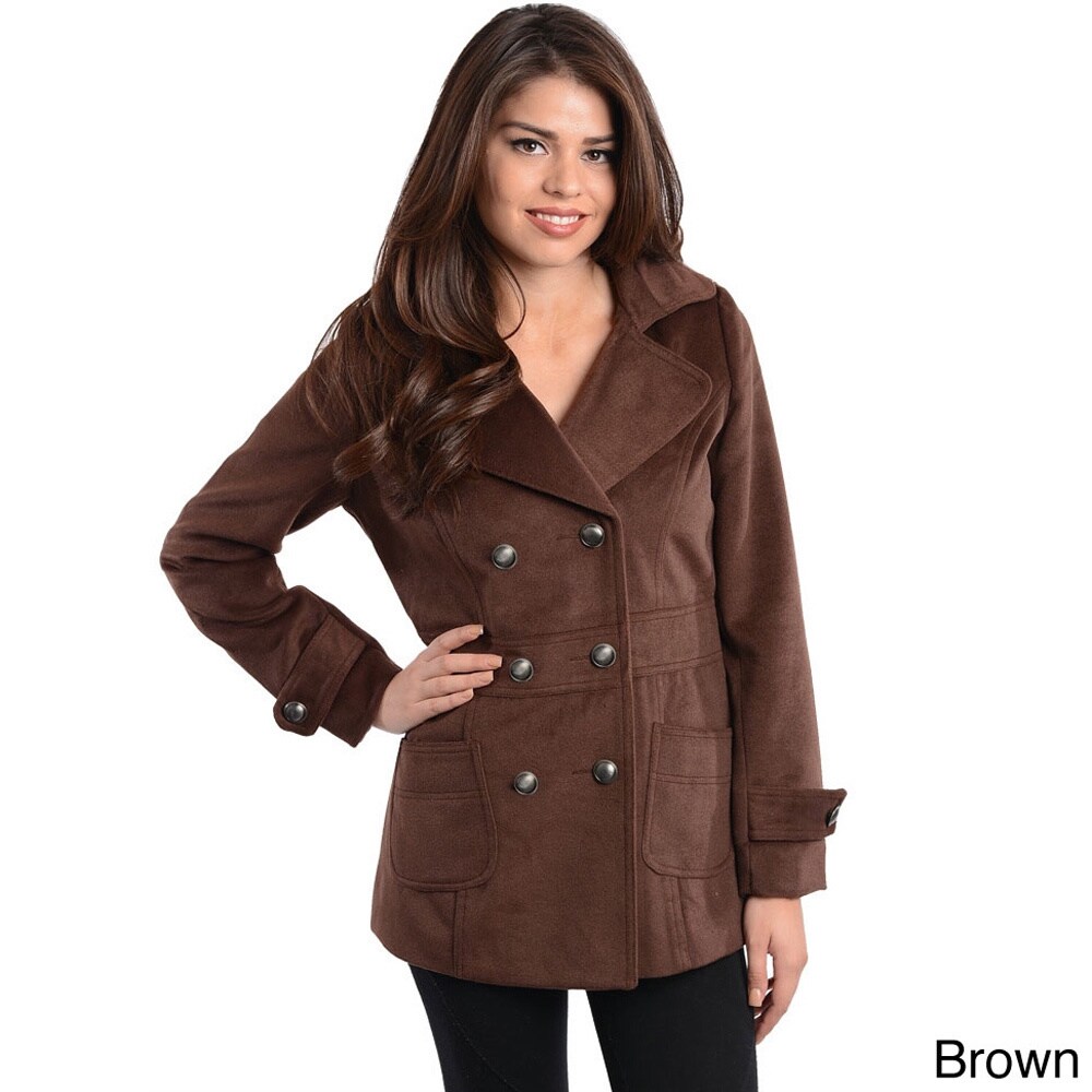 Stanzino Womens Double Breasted Coat