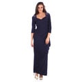 Alex Evenings Women's Smoke Long Evening Dress - Overstock™ Shopping ...