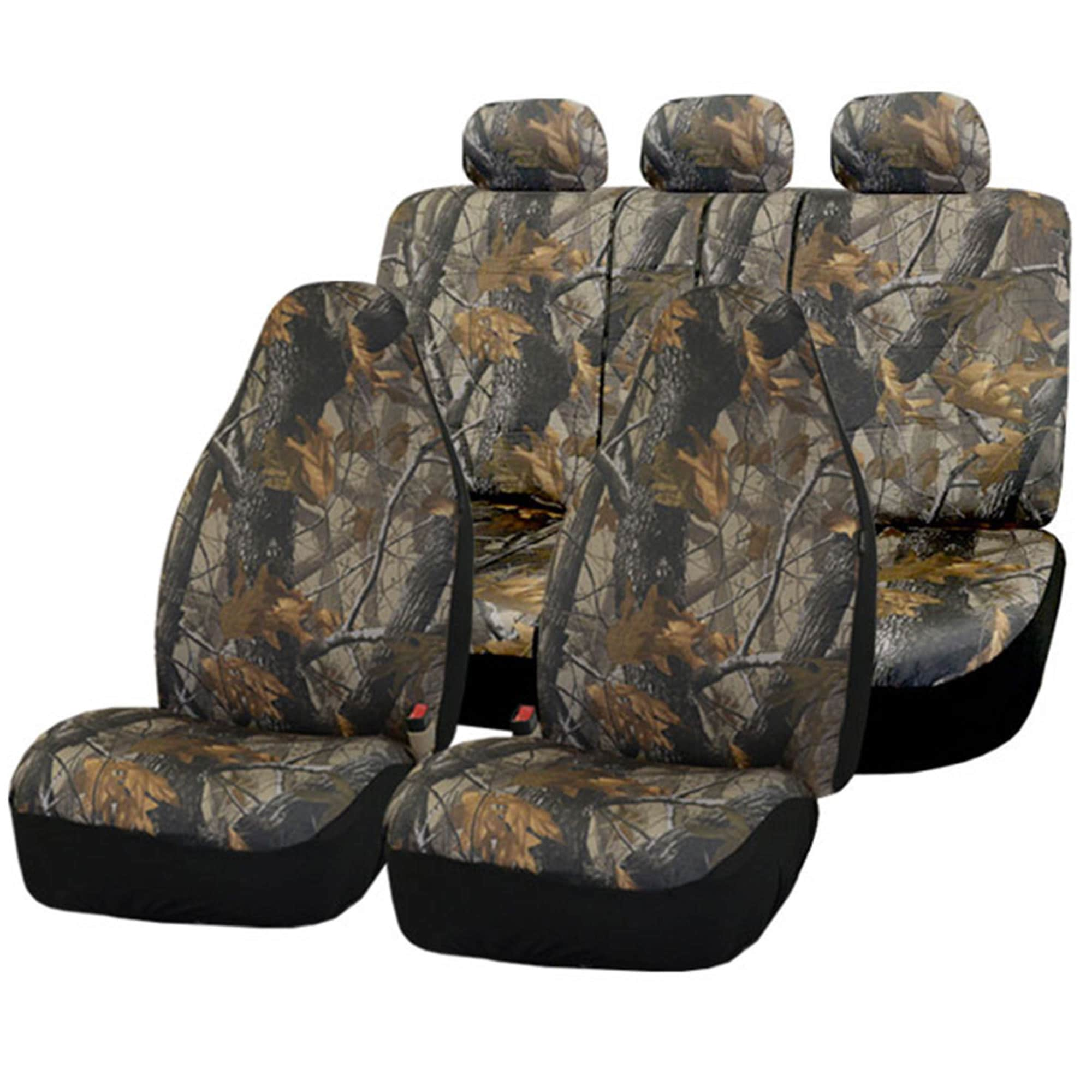 Fh Group Hunting Camouflage Airbag safe Car Seat Covers (full Set)