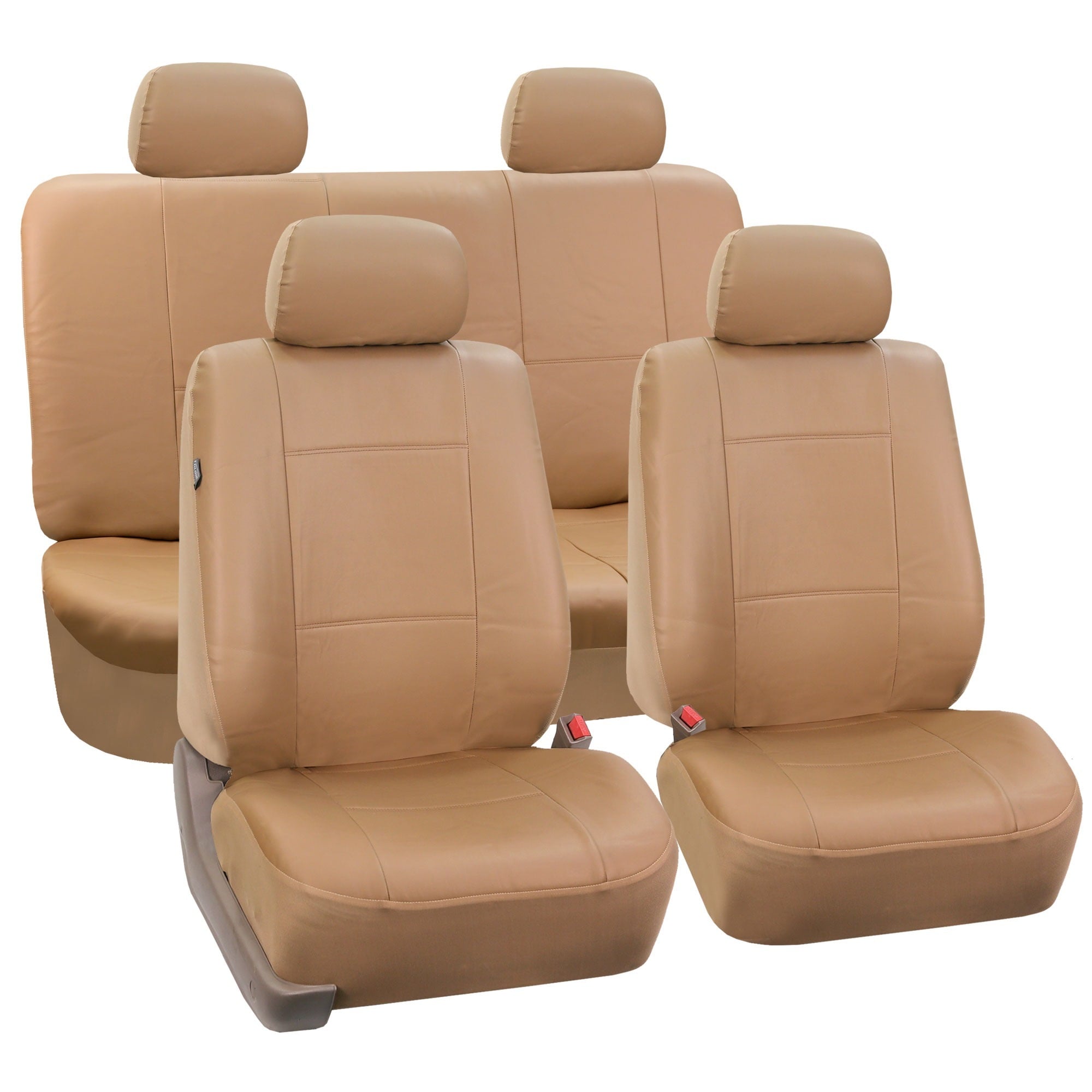 TAPHA Executive Leatherette Car Seat Cover & Cushion Set