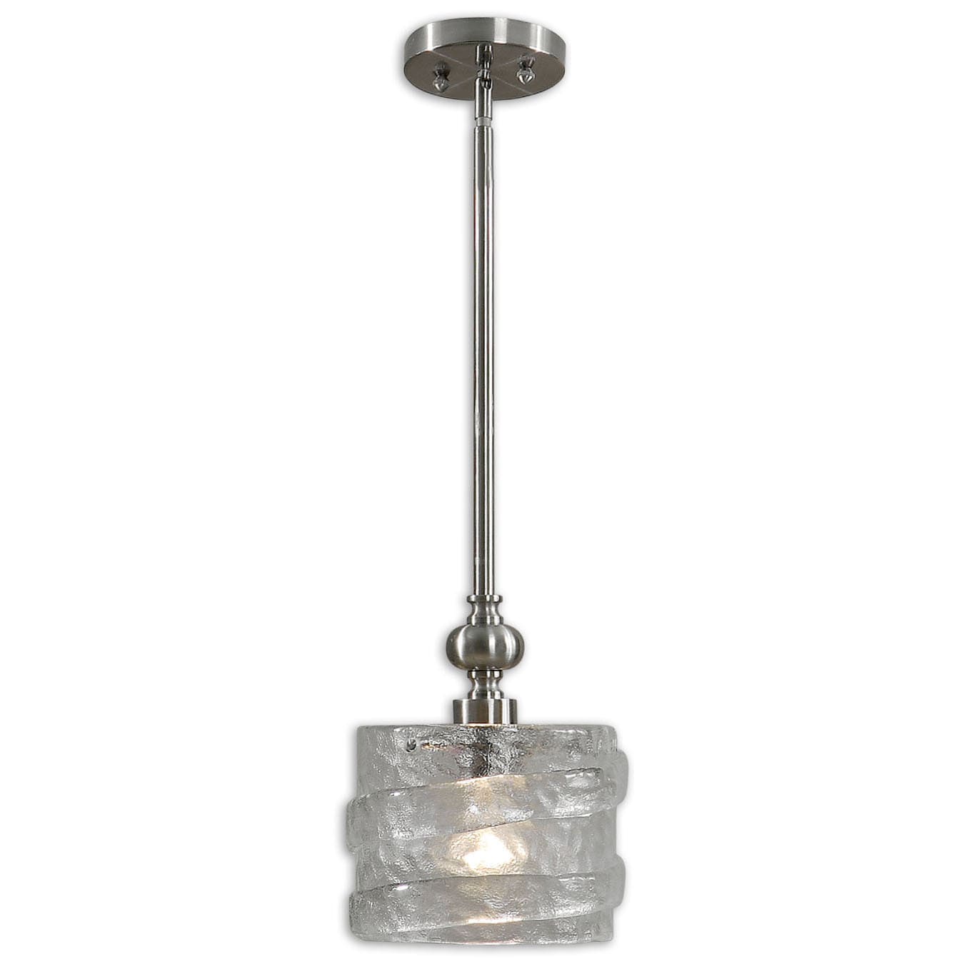 Mossa 1 light Satin Nickel Mini Pendant