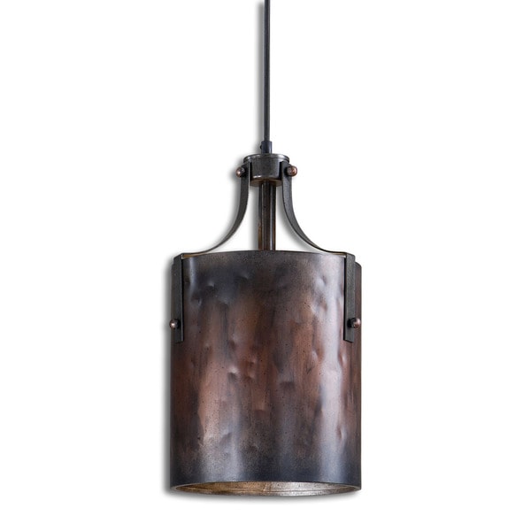 Uttermost Alpena 1 light Washed Copper Mini Pendant