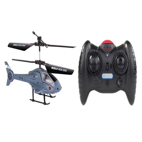 Apollo Navy Gray Micro 2CH IR RC Helicopter   15828371  