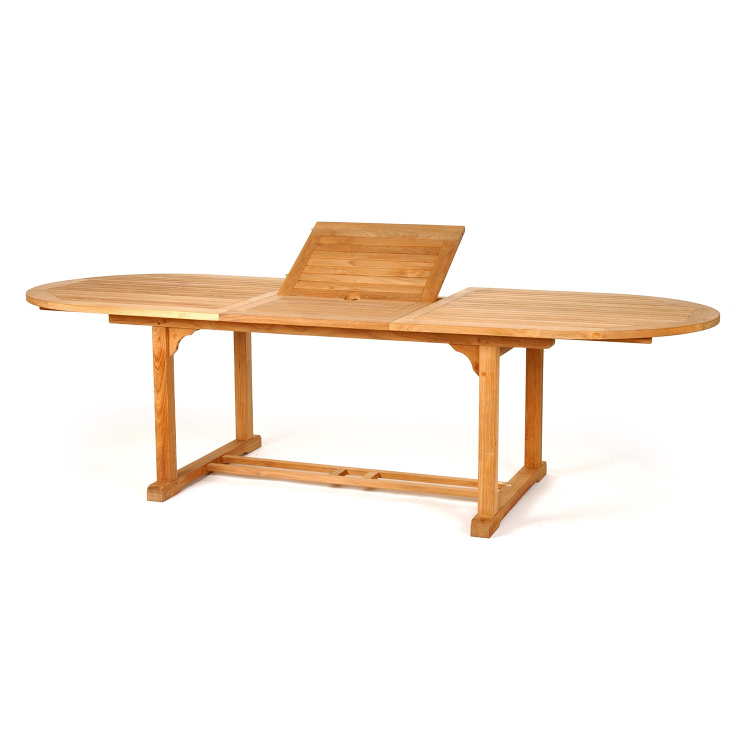 Grade A Teak Oval Extension Patio Table