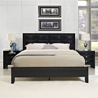 Harrison Charcoal Veneer 3-piece Bedroom Set