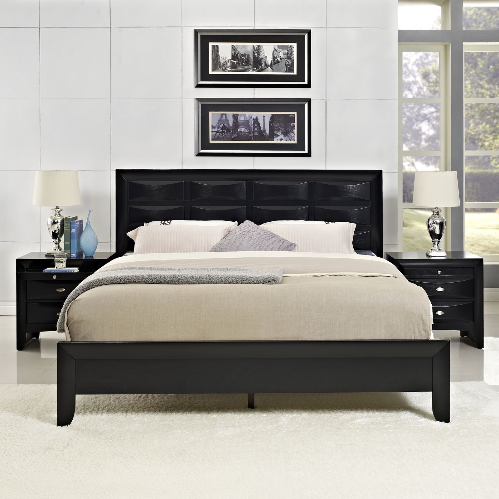 Harrison Charcoal Veneer 3 piece Bedroom Set