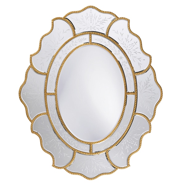 Somette Venetian Oval Clear Mirror