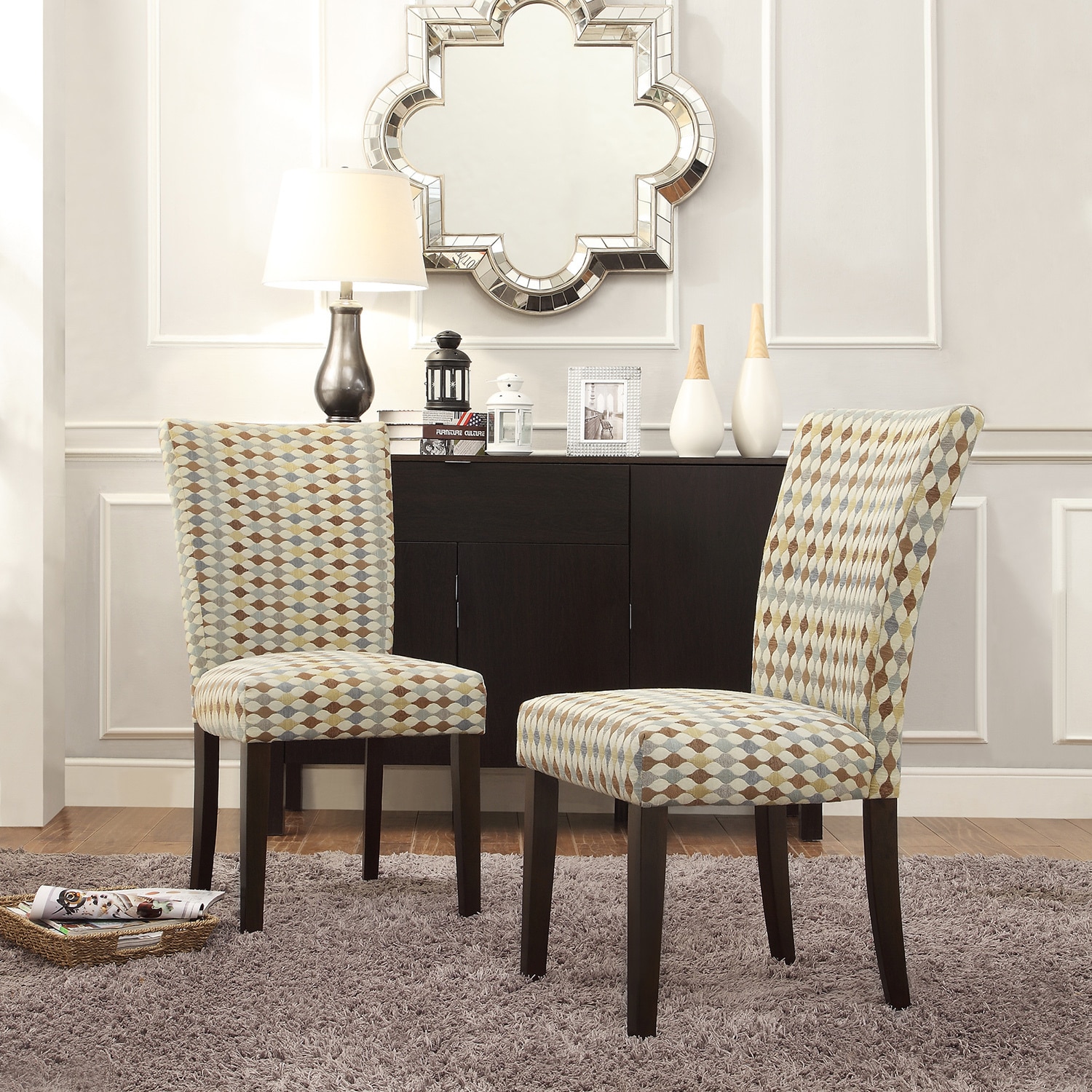 Inspire Q Catherine Diamond Impressions Parsons Dining Chair (set Of 2)