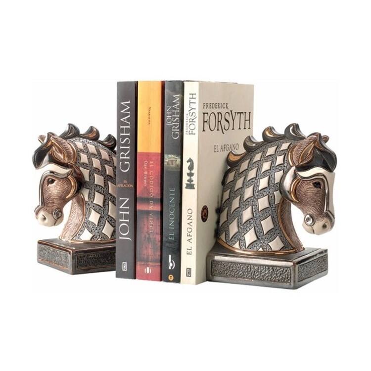 DeRosa White Horse Bookend