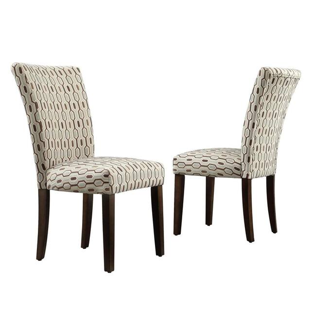 Catherine Print Parsons Dining Side Chair (Set of 2) by iNSPIRE Q Bold