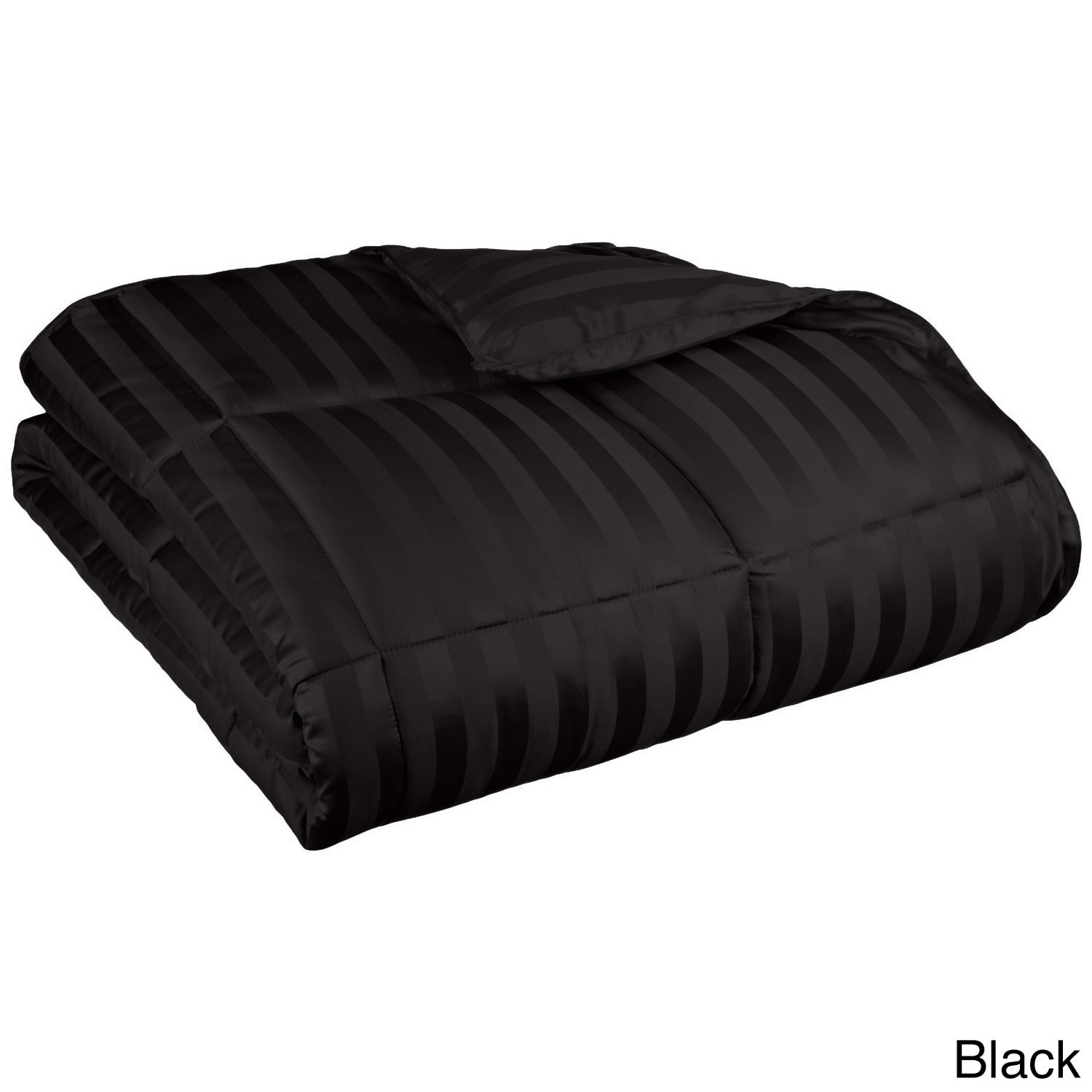 All season Luxurious Striped Down Alternative Comforter