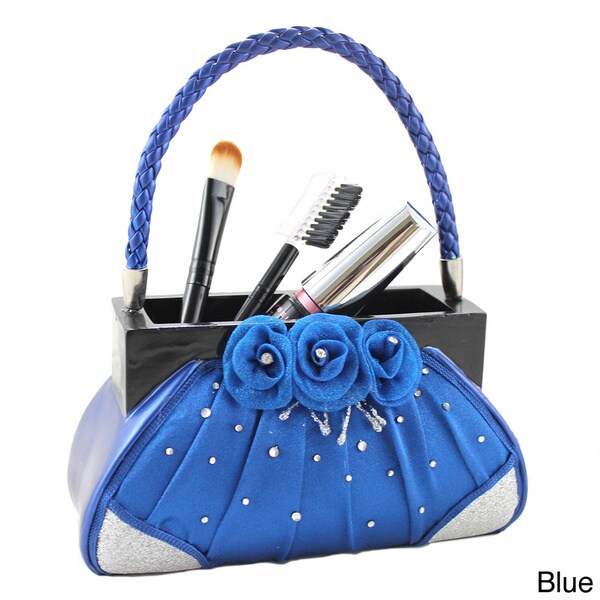 Shop Jacki Design Elegant Rose Handbag Brush Holder Free Shipping On