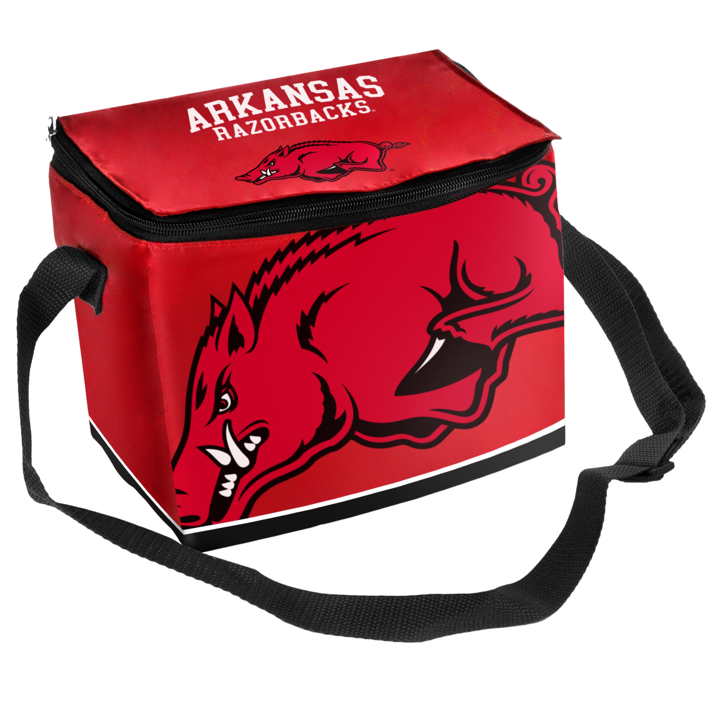 Forever Collectibles Ncaa Arkansas Razorbacks Full Zip Lunch Cooler