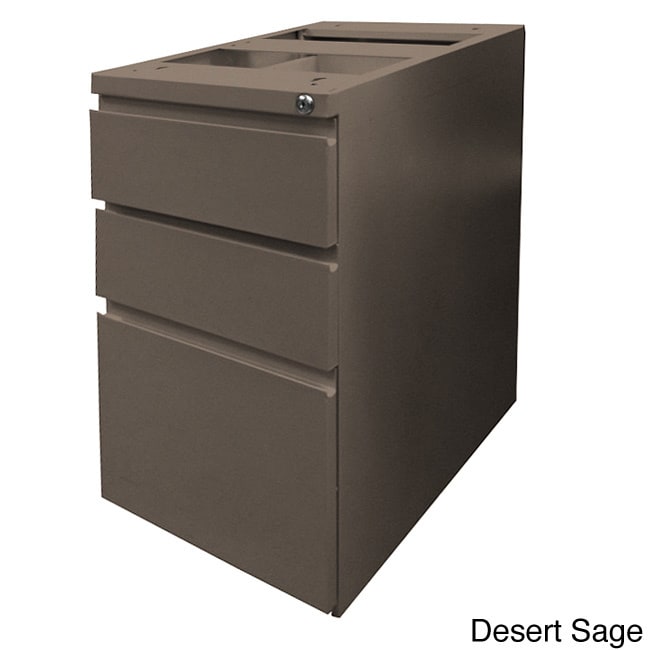 Mayline Mayline Steel Lidless 3 drawer File Pedestal Other Size Legal