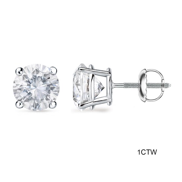 Auriya Platinum 1 To 2ct Tdw Gia Certified Diamond Stud Earrings Auriya Platinum 1 To 2ct Tdw Gia Certified Diamond Stud Earrings