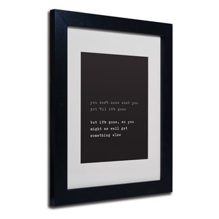 Megan Romo 'Get Something Else' Framed Matted Art - Bed Bath & Beyond ...