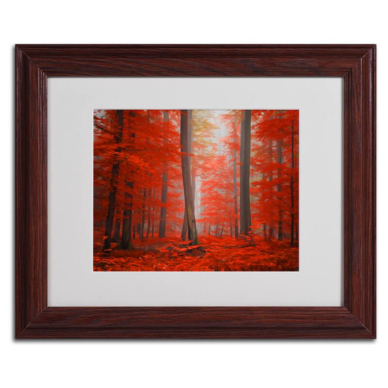 Philippe Sainte-Laudy 'Speaking of Tongue' Framed Matted Art - 11 x 14 Brown Wood Frame