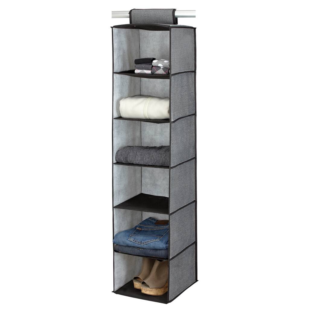 Kennedy Home Collection Grey 6-shelf Sweater Organizer