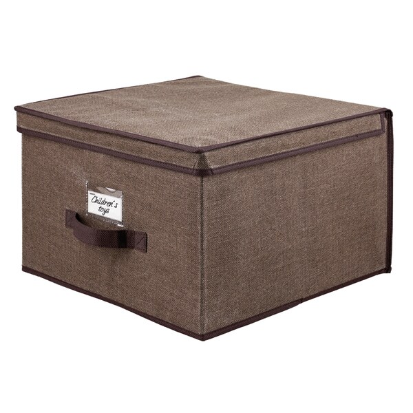 Shop Kennedy Home Collection Espresso 16-inch Jumbo Storage Box - Free ...