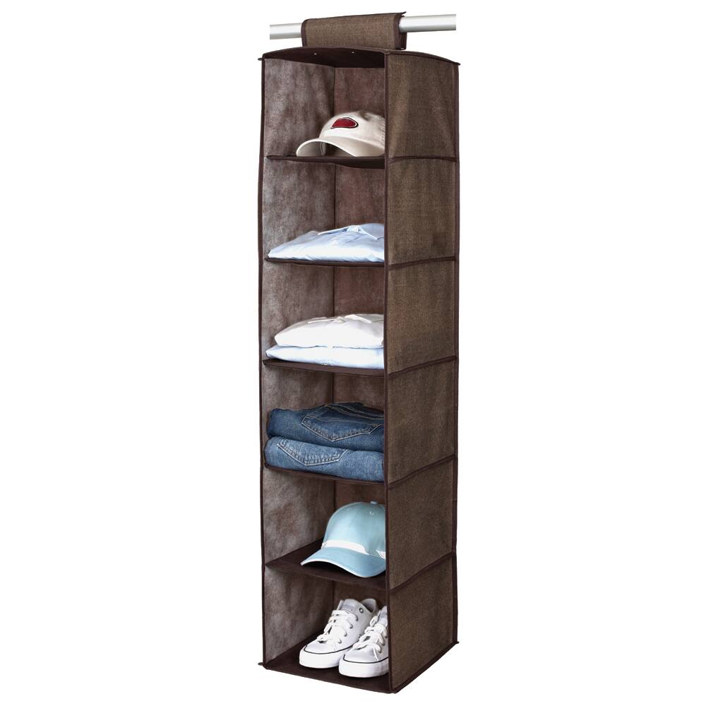 Kennedy Home Collection Espresso 6-shelf Sweater Organizer