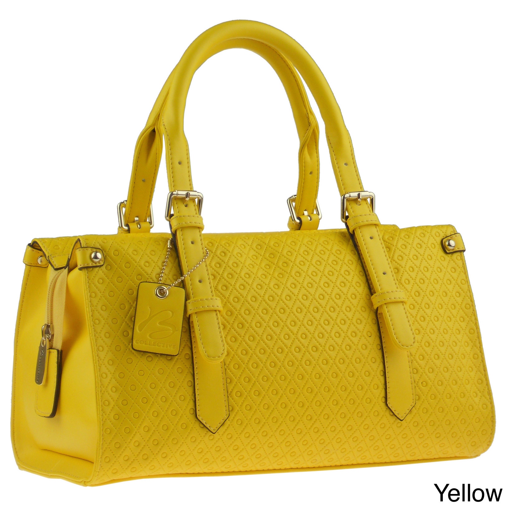 Buxton Gianna Geometric Embosed Satchel