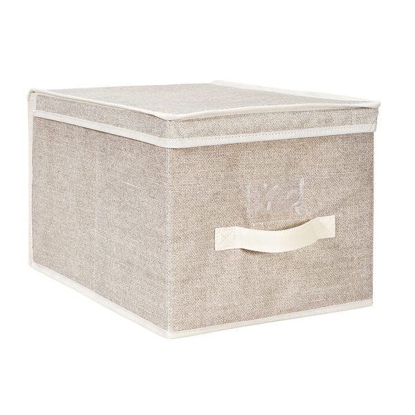 Kennedy Home Collection Beige Large Storage Box