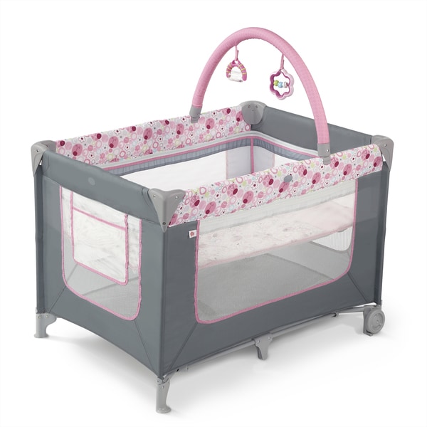 Bright Starts Pretty in Pink Sweet Spots & Ladybugs Playard