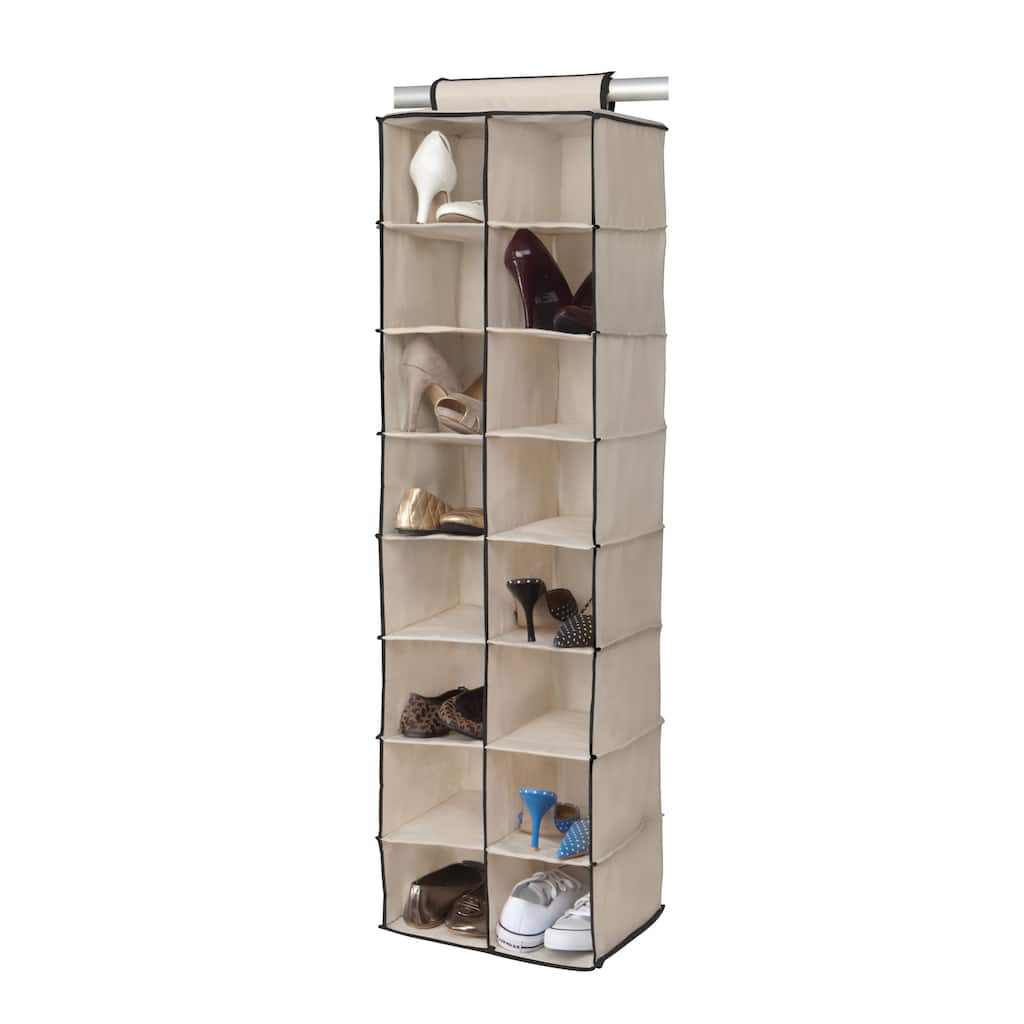 16-compartment Hanging Shoe Organizer