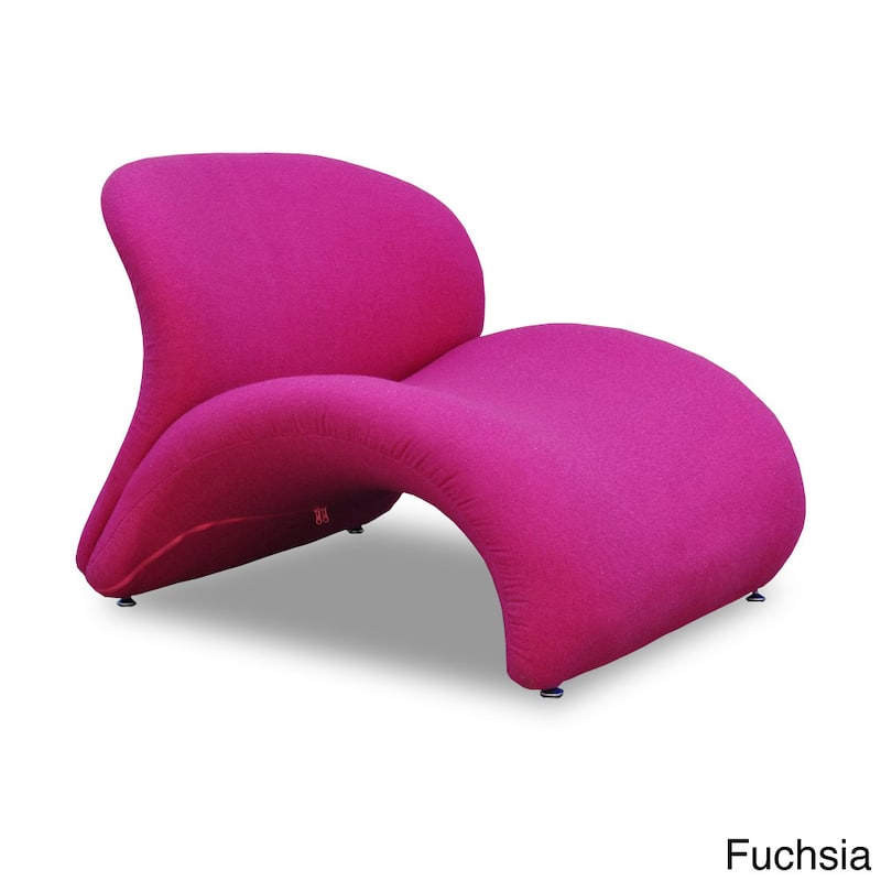 Sweet Lip Lounge Chair - N/A - Hot Pink