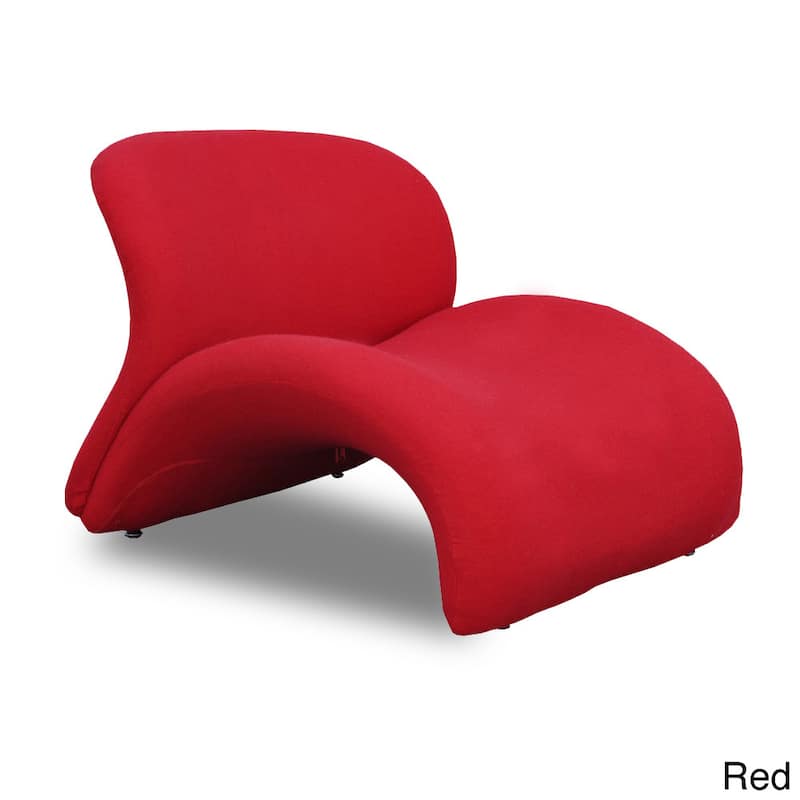 Sweet Lip Lounge Chair - N/A - Red