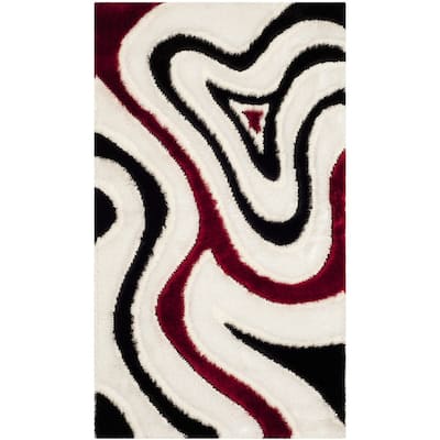 SAFAVIEH Miami Shag Berlinde Abstract Rug