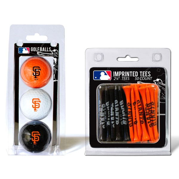 MLB San Francisco Giants Golf Ball and Tee Set Baseball